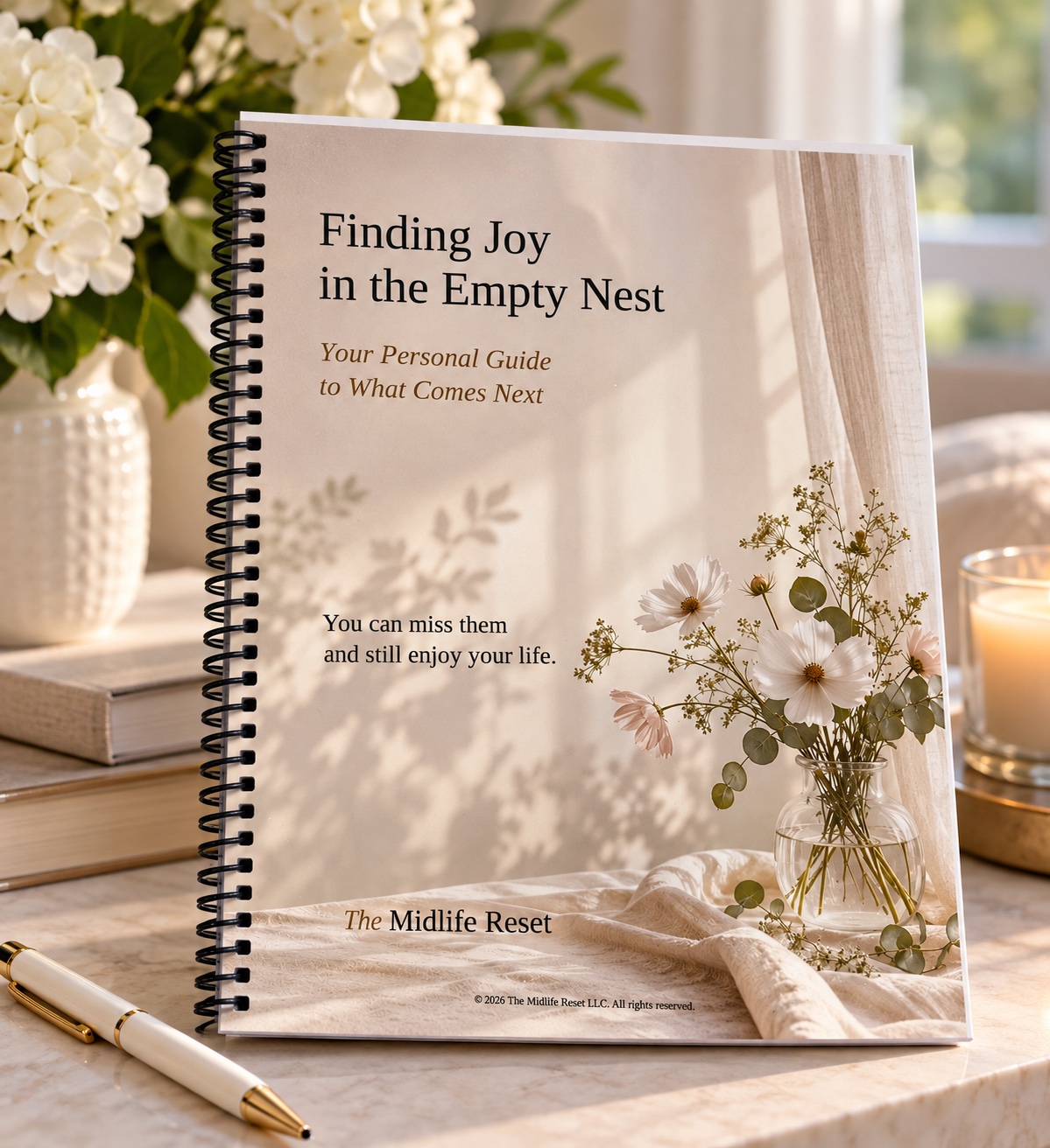 Finding Joy in the Empty Nest spiral-bound workbook